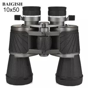 Baigish 러시아어 10x50 쌍안경 강력한 군사 Lll 야간 망원경 전문 방수 사냥 조류 관찰