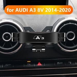 아우디 A3 S3 8V 2014- 에어 벤트 마운트 스탠드 GPS 중력 네비게이션 브래킷 자동차 액세서리에 대한 휴대