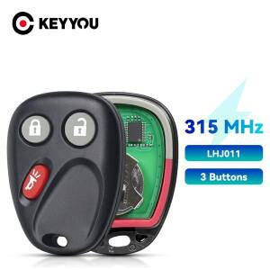 KEYYOU LHJ011 315Mhz 3 버튼 Hummer H2 Chevrolet Avalanche Cadillac Escalade 용 원격 키 2003