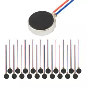 휴대전화 호출기 태블릿 가전제품용 타투코 20PCS 10mmx3mm 미니 진동 모터 DC 3V 12 000rpm 플랫 코인