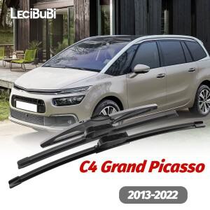 1세트 전면 및 후면 앞 유리 와이퍼 블레이드 Citroen C4 Grand Picasso 용 2013-2022 2014