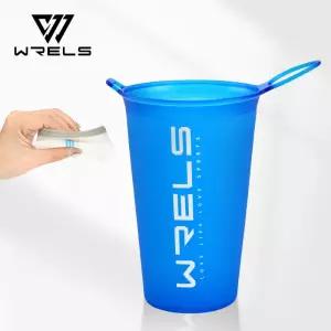 1pc 200ml 접이식 스포츠 워터 컵 마라톤 크로스 컨트리 러닝 소프트 작고 가벼운 휴대하기 쉬운
