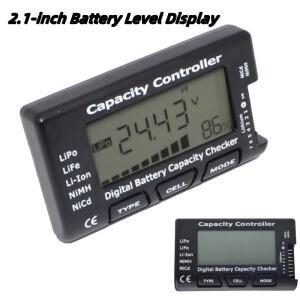 2.1인치 RC CellMeter-7 디지털 배터리 용량 검사기 LiPo LiFe 리튬 이온 Nicd NiMH 전압 테스터