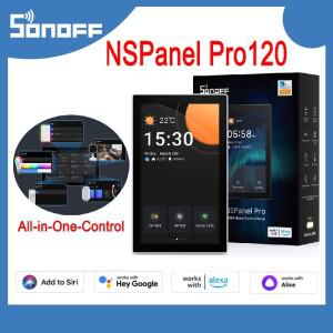 SONOFF NSPanel Pro 120 스마트 홈 컨트롤 패널 터치 스크린 Zigbee3.0 허브 원격 제어 EWelink Alexa Goog