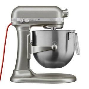 KITCHENAID KSM8990CU 8쿼트 상업용 조리대 믹서, 10단 기어 구동, 컨투어 실버