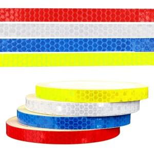 8m Reflective Tape PVC Bicycle Wheels Fluorescent Sticker Bike Strip For Cycling Warning Safety