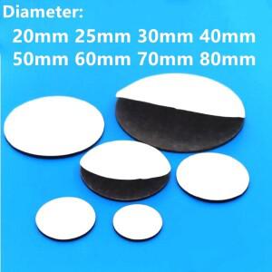 18mm 20mm 라운드 자석 고무 냉장고 마그네틱 스티커 맞는 유리 카보 숑 칠판