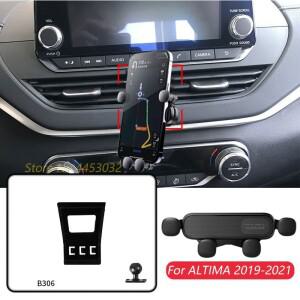 차량용 휴대폰 핸드폰 거치대 에어 벤트 GPS 중력 내비게이션 브래킷  닛산 ALTIMA L34 - 용 수평 액세서리