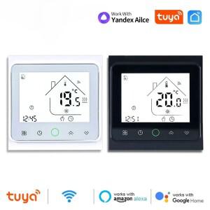 Tuya 스마트 라이프 WiFi 룸 온도 조절기 Alice Alexa Google 홈용 전기 바닥/워터 난방/가스 보일러 컨트