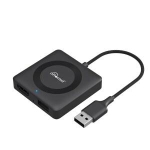 OTTOCAST 4 in 1 Car TV Mate Max & Wireless Carplay / Android용 Android Auto Screen 미러링 어댑터, HDMI CarScreen으로 동영상 영화 보기