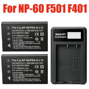 1500mAh NP-60 SLB 1137 K5000 D-Li2 Li-20B 배터리 후지필름 F50I 줌