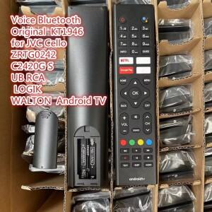 KT1946 교체용 리모컨  JVC 첼로 ZRTG0242 C2420G 서브 RCA  LOGIK WALTON Soniq G42FW60A G4 안드로이드