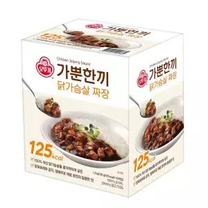 오뚜기 가뿐한끼 닭가슴살짜장 130g X 10개