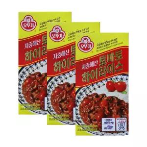 오뚜기 지중해산 토마토하이라이스 고형 (200g) 3개