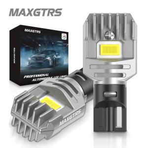 2x 2000LM 캔버스 T15 T16 LED 후진등 W16W 자동차 후방 회전 신호등 912 921 화이트 레드 옐로우 앰버 초