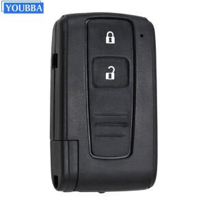 YOUBBA 원격 자동차 키 쉘 Toyota Prius Corolla 2004 Verso Camry 커버 스마트 Fob 케이스 Uncut Blade