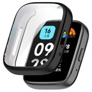 Redmi Watch 3 Active Lite 용 부드러운 실리콘 케이스 유리 Xiaomi 스마트 시계 밴드 화면 보호기 커버