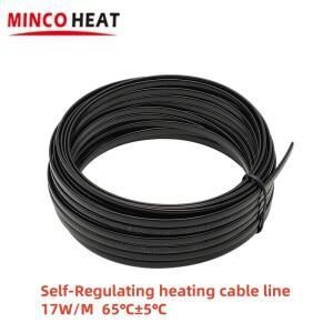220V 부동액 태양열 수도관 난방 서리 보호 케이블 자체 조절 전기 히터  EU 플매트 카펫 러그 연결 가능