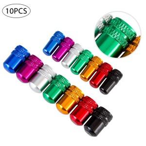 알루미늄 합금 도로 MTB 트랙 레이싱 자전거 튜브 타이어 휠 FV 프랑스어 밸브 캡 Schrader/Presta AIR
