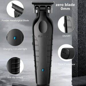 Kemei KM-2299 USB 고속 충전 클리퍼 바버 머신 1200MA 충전식 무선 헤어 트리머 전기