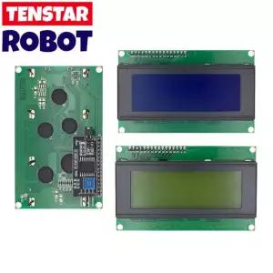 아두이노용 직렬 인터페이스 어댑터 모듈, 블루 그린 스크린 문자, LCD IIC, LCD2 LCD2004 Blue