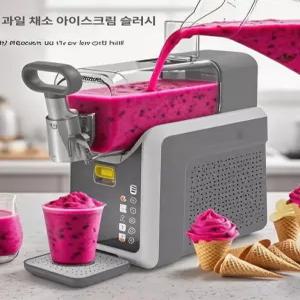asella 가정용빙수기계 가정용슬러시기계 빙수기 음료 스무디만들기