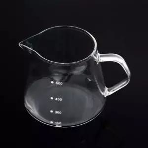 로하티 내열유리 커피서버(600ml)계량 핸드드립서버