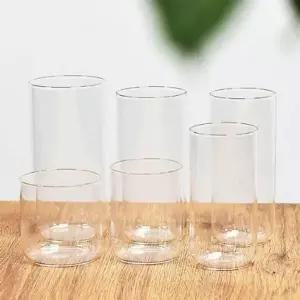 내열 강화유리 음료컵 다용도 물잔 쥬스잔 테이블웨어 430ml WFLQXYI