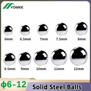 6 6.5 7 7.5 8 8.5 9 9.5 10 11 12mm 강철 공 단단한 철 2-100Pcs