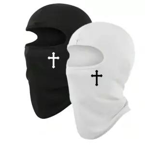 통기성 블랙 크로스 발라크라바 모자 남성용 페이스 스키 마스크 비니 사계절 자전거 하이킹 야외 스포츠