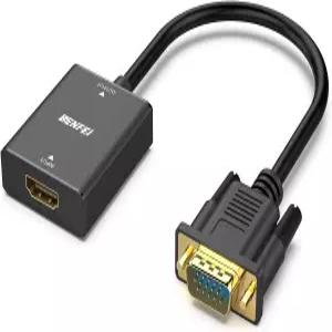 BENFEI HDMI에서 VGA까지 TV 스틱 컴퓨터 데스크탑 노트북 PC 모니터 프로젝터 Roku Xbox와 호환되는 3.5mm
