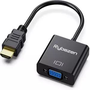 HDMI에서 VGA 어댑터 금도금 컨버터 남성에서 여성으로 컴퓨터 노트북 PC 모니터 프로젝터 HDTV 크롬북