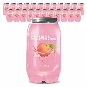 브이톡 핑크 복숭아에이드 350ml x 24입
