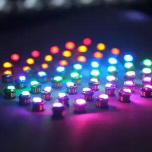 5 x 무선 LED 램프 전원 공급 장치 송신기 코일 유도 장식 모델 로봇 모래 테이블 RED 5pcs LED Light