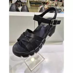 [에스콰이아][에스콰이아] 여성 스트랩 샌들 7CM(PFFMSD694BK) (P003805843)