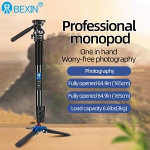 호환 BEXIN 경량 모노 포드 알루미늄 DSLR 카메라 삼각대 마운트 어댑터 니콘 소니용 지원