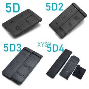 호환 캐논 EOS 5D Mark II USB 고무 뚜껑 도어 HDMI 호환 마이크 캡 인터페이스 커버 카메라 수리 부품의