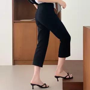 [코코블랑] 프렌치 스판 카프리 팬츠