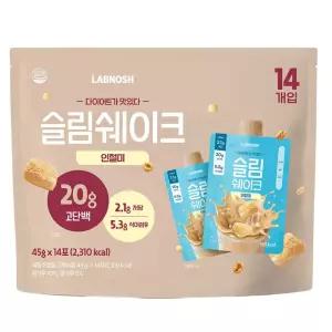 랩노쉬 슬림쉐이크 45g x 14개 - 인절미