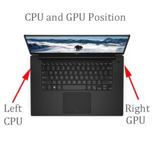 호환 MSI GF75 MS-17F2/F3/F4/F5 Thin 8RC 9SC 새  CPU 냉각 팬