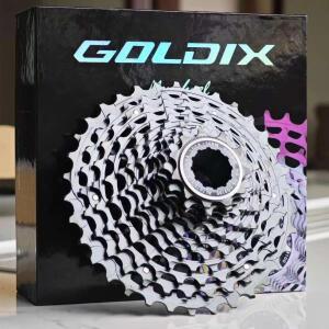 GOLDIX 호환 11-12 속도 카세트, Shimano Road Bike/Gravel Bike용 모든 강철 초경량 자전거 플라이휠