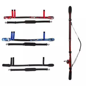 낚싯대 벨트 운반 스트랩 보호 가방 휴대용 보관 태클 거치대 액세서리 로드 슬리브 90-160cm