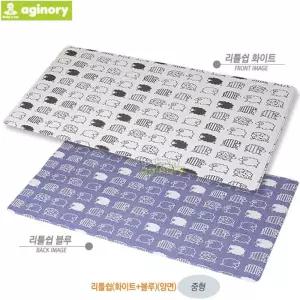 아기노리 놀이방매트 리틀쉽 화이트 블루 양면 중형/놀이방/층간/소음/다침/사고/방지/바닥/거실/놀이매트