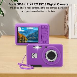호환 코닥 PIXPRO FZ55 디지털 카메라 커버 내구성 슬림핏 가방 본체 야외 여행 보호 케이스
