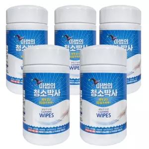 유한그린텍 마법의 청소박사 150매 x 5개 한박스 청소용 물티슈