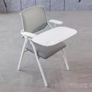 일체형책상의자 수강실 세미나실 강의용 책걸상 학원 강의실 1인용 책상 회의용 접이식 미니