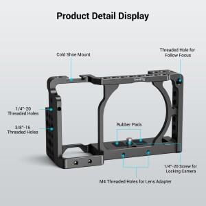 호환 SmallRig 삼각대 모니터 장착용 알루미늄 합금 케이지  소니 A6000  Nex-7 카메라