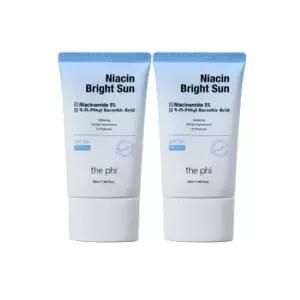 더파이 나이아신 선크림+퍼프 50ml, 2개