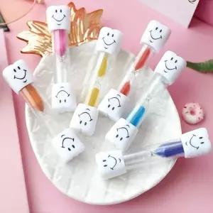 스마일 3분 아이 양치 시간 모래시계 타이머 6컬러