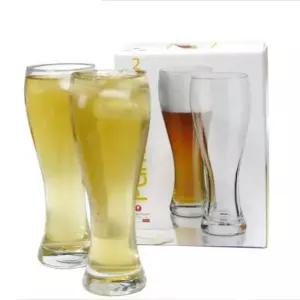 [룽스_61]잔 유리컵 술잔 비어캡 비어컵 2P 400CC